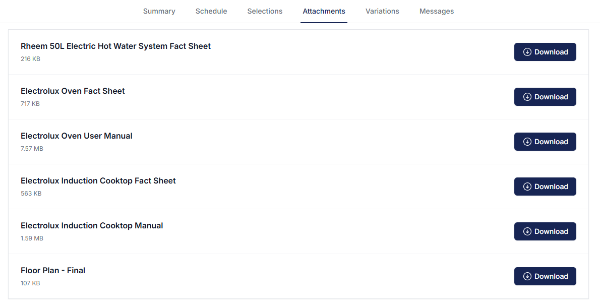 Document Library - Client Portal Documents View